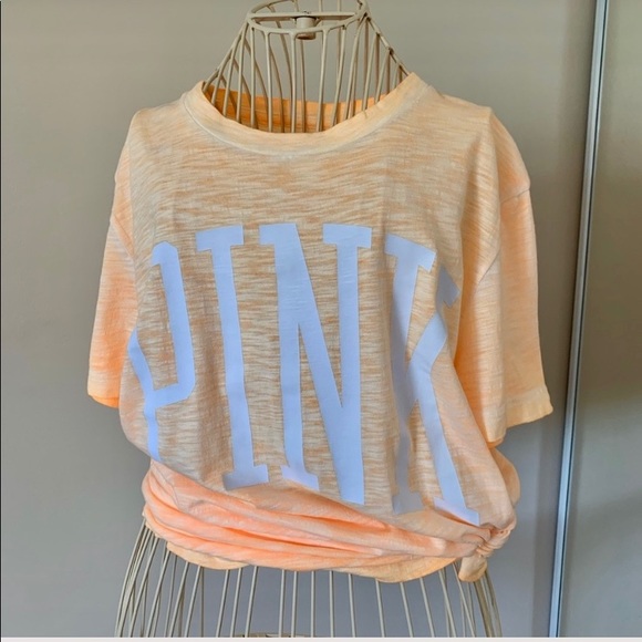 💛PINK VS TEE SZ XS OVERSIZED💛BNWT - Picture 3 of 9